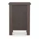 Loren Dark Brown 2 Drawer Small Nightstand