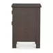 Loren Dark Brown 2 Drawer Small Nightstand