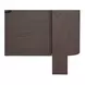 Loren Dark Brown 2 Drawer Large Nightstand