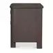 Loren Dark Brown 2 Drawer Large Nightstand