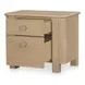 Loren Natural 2 Drawer Large Nightstand