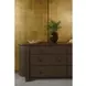Loren Dark Brown 6 Drawer Dresser