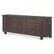 Loren Dark Brown 6 Drawer Dresser