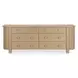 Loren Natural 6 Drawer Dresser