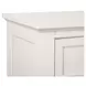 Willowbrook Egg Shell White 9 Drawer Dresser with Rectangular Mirror
