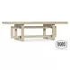 Commerce and Market Natural Light Wood Modern Rectangle Cocktail Table