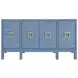 Effie Blue and Gold 4 Door Buffet