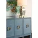 Effie Blue and Gold 4 Door Buffet
