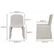 Ella Heather Beige Upholstered Dining Chair