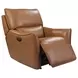 Portland Desert Leather Lay Flat Power Reclining Living Room Set with Power Headrest and USB Charging