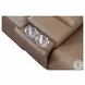 Bryluxe Tuscan Tan Leather 76" Lay Flat Power Reclining Console Loveseat with Power Headrest and USB Charging