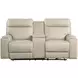 Bryluxe Taupe Leather Lay Flat Power Reclining Living Room Set with USB Charging
