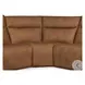 Ascendia Saddle Leather Modular Lay Flat Power Reclining Sectional