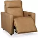 Adell Saddle Leather Lay Flat Power Recliner with Power Headrest and USB Charging
