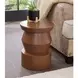Allen Brown 14" Round Side Table