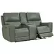 Laredo Sage Moss Leather Zero Gravity Power Reclining Living Room Set with Power Headrest and USB Charging