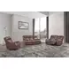 Sydney Brown Heritage Leather 73" Zero Gravity Power Reclining Console Loveseat with Power Headrest and USB Charging