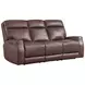 Sydney Brown Heritage Leather 84" Zero Gravity Power Reclining Sofa with Power Headrest and USB Charging