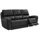 Bel Vista Black Leather Zero Gravity Power Reclining Living Room Set