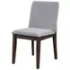 Kody Stone Gray Upholstered Dining Chair Set of 2