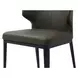 Delaney Dark Green Upholstered Dining Chair Set of 2