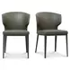 Delaney Dark Green Upholstered Dining Chair Set of 2