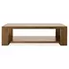 Melange Rich Golden Brown Occasional Table Set