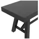Eleanor Black Dining Bench