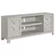 Holmes White 70" TV Stand With Sliding Door
