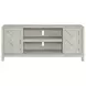 Holmes White 70" TV Stand With Sliding Door