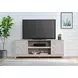 Holmes White 70" TV Stand With Sliding Door