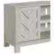 Holmes White 70" TV Stand With Sliding Door