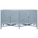 Eleanor Painted Light Blue 4 Door Cabinet