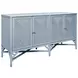 Eleanor Painted Light Blue 4 Door Cabinet