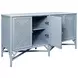 Eleanor Painted Light Blue 4 Door Cabinet