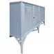 Eleanor Painted Light Blue 4 Door Cabinet