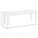Holmes Brown Dining Bench