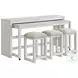 Holmes White Bar Table Set
