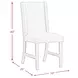 Holmes White Upholstered Dining Side Chair Set of 2