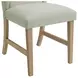 Holmes White Upholstered Dining Side Chair Set of 2