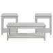 Holmes White 3 Piece Occasional Table Set