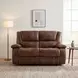 Ellicott Brown Double 64" Reclining Loveseat