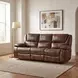 Ellicott Brown Double 87" Reclining Sofa