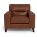 Elwyn Pecan Leather Living Room Set