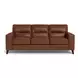 Elwyn Pecan Leather Living Room Set