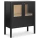 Hannah Black 2 Door Cabinet