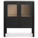 Hannah Black 2 Door Cabinet