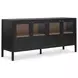 Hannah Black 4 Door Sideboard