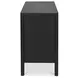 Hannah Black 4 Door Sideboard