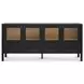 Hannah Black 4 Door Sideboard